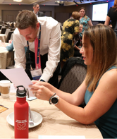 Two NSPRA members at an NSRPA Seminar.